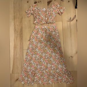 Floral Two Piece Set